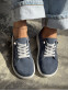 Анатомические кеды замша denim Fire