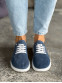 Анатомічні кеди замша denim перфорація Wind